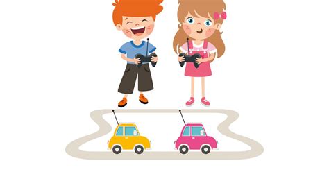 Kids Playing With Remote Control Car by yusufdemirci on Envato Elements