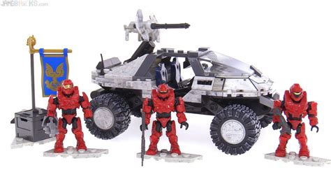 Mega Construx Halo 3 CTF Arctic Warthog set review