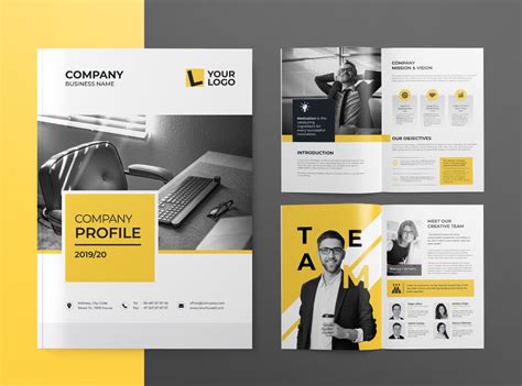 Company Profile Design Template Word - Foto Kolekcija