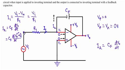 Op Amp Integrator Circuit