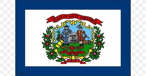 Flag Of West Virginia Flag And Seal Of Virginia Clip Art, PNG, 648x432px, West Virginia, Area ...