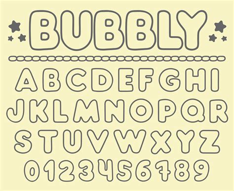 Bubbly Font Bubble Letters Font Bubble Font Svg Ttf Layred for - Etsy