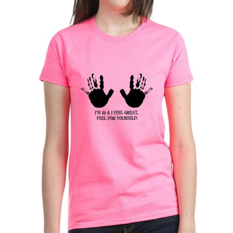 CafePress - CafePress - Funny 50Th Birthday Hands Women's Dark T Shirt - Women's Dark T-Shirt ...