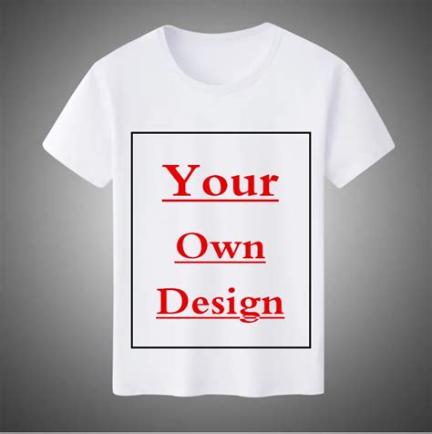 Aliexpress.com : Buy Free Customized Logo Men/Women T shirt Print Your Own Design High Quality ...