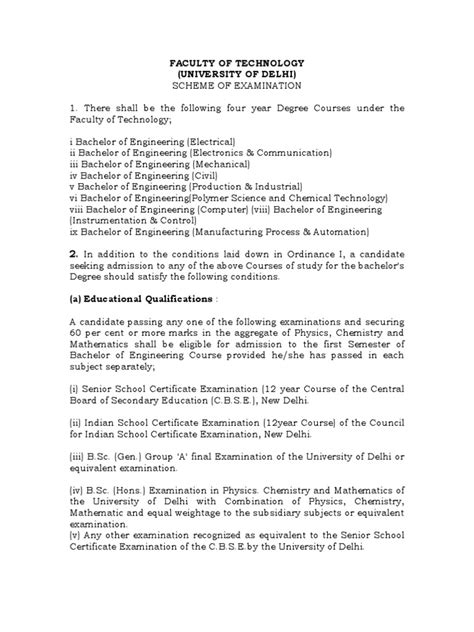 B. Tech. Regulations | PDF | Bachelor's Degree | Bachelor Of Science