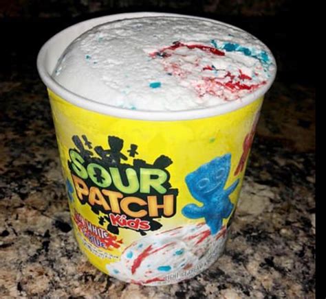 Sour patch kids icecream | Weird ice cream flavors, Weird food, Sour patch kids