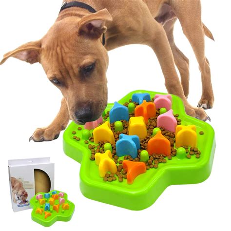 Interactive Dog Toys Pet IQ Treat Food Toy Dog Training Toys Puzzle Educational Anti Choke ...