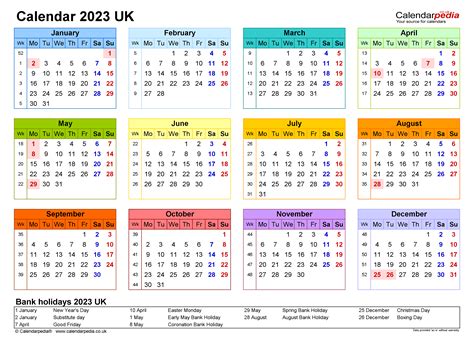 2023 Calendar Printable Free - 2023