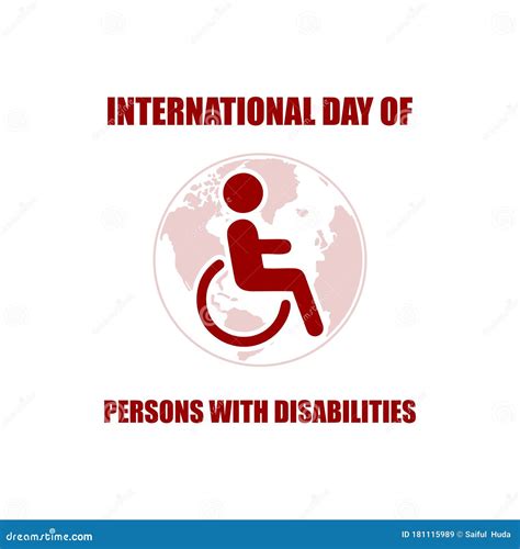 International Day of Persons with Disabilities Design Vector. Stock Vector - Illustration of ...