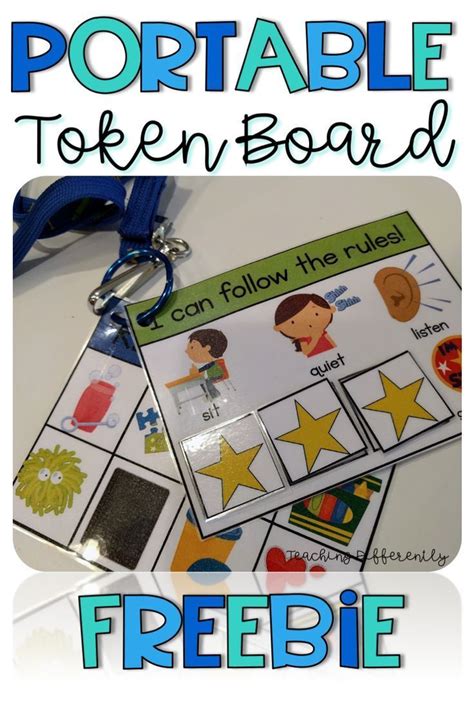 Portable Token Board | Token board, Preschool behavior, Special education classroom