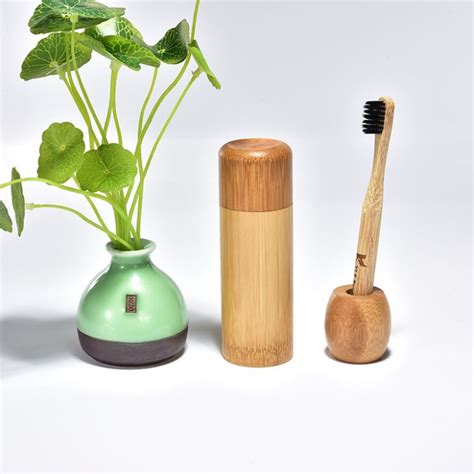 China Eco-friendly Bamboo Toothbrush Holder Factory