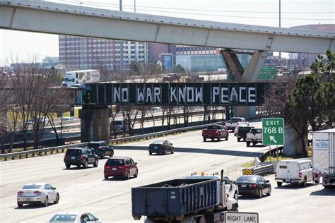 Houston's 'Be Someone' graffiti bridge has a new message in response to Russia-Ukraine invasion