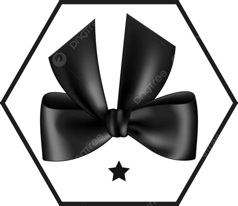 Men Black Bow Tie, Black Bow, Black Bow Tie, Bow Tie PNG and Vector with Transparent Background ...