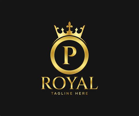 Luxurious Royal Logo Design. Letter P Logo Design Template. 10613513 Vector Art at Vecteezy