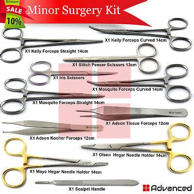 Premium Minor Surgery Kit Surgical Dissection Dissecting Instruments Veterinary | eBay