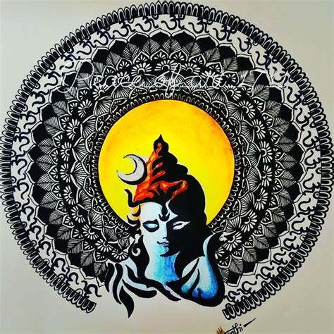 Shiva Mandala art | Mandala art, Colorful art, Mandala