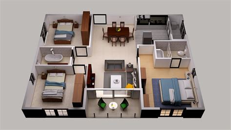 3D House Floor Plan Design | Helen Garcia - CGarchitect - Architectural Visualization - Exposure ...