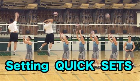 Setting QUICK SETS - How to SET a Volleyball Tutorial | Volleyball drills, Coaching volleyball ...