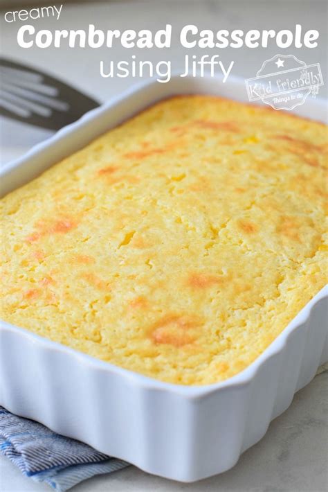 Creamy Cornbread Casserole {Using Jiffy} | Recipe | Creamy corn bread, Jiffy recipes, Cornbread ...