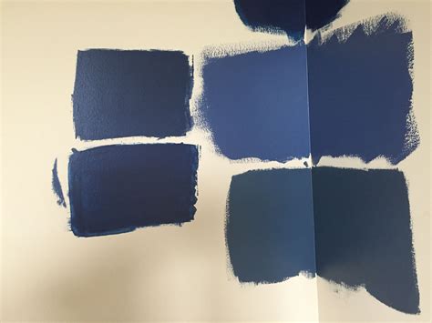 sherwin Williams paint L to R naval, indigo batik, in the navy, sea serpent | Blue paint colors ...