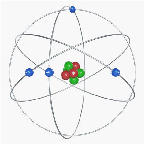 Atom Nuclear Model - Rutherford 3D model - TurboSquid 1770098