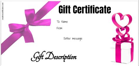 FREE Gift Certificate Template | 50+ Designs | Customize Online and Print