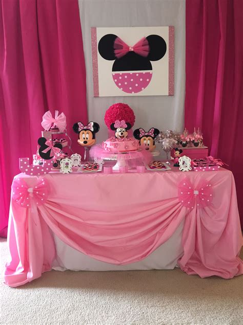 Minnie Mouse Themed Birthday Party