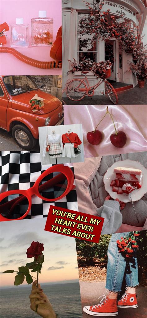 Pinterest Aesthetic Red Wallpapers - Goimages Ever