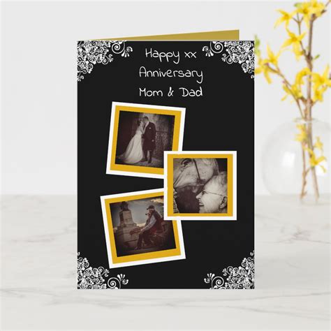 Personalized Anniversary Photo Card | Zazzle