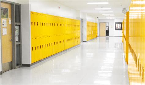 INT. SCHOOL LOCKERS YELLOW – DAY – Episode Life