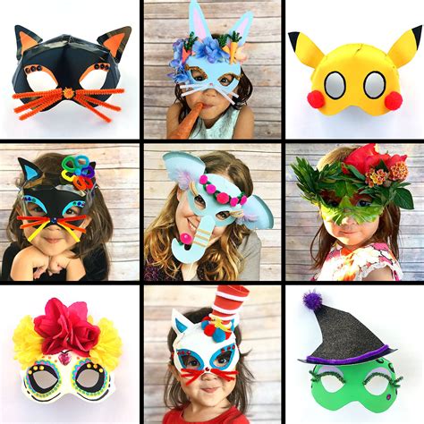 Kids Halloween Costume - DIY Paper Plate Mask - Creating Creatives