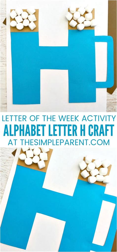 H Craft for Kids - Letter H is for Hot Chocolate • The Simple Parent