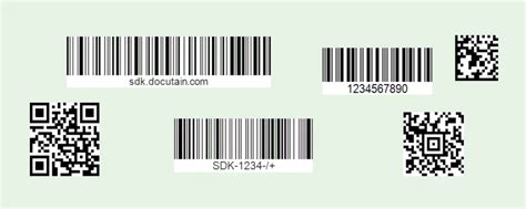 Overview of common 1D & 2D barcode types