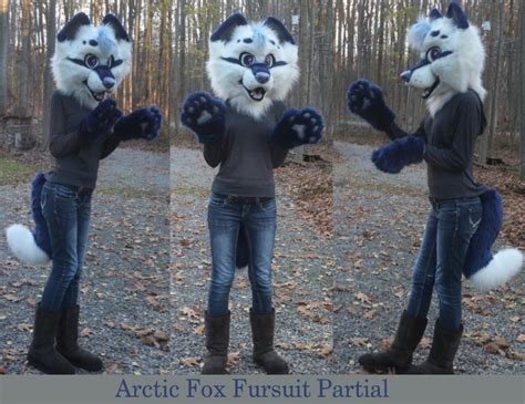 Arctic fox Fursuit Partial by GoldenCat22 on DeviantArt