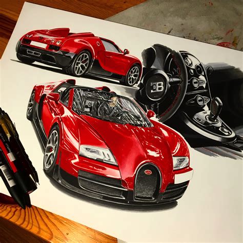 VWVortex.com - Realistic Car drawings