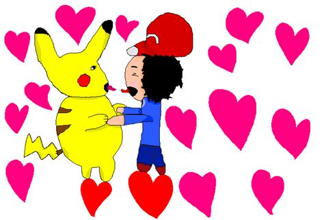 Pikachu X Ash by LieutenantLemon on DeviantArt