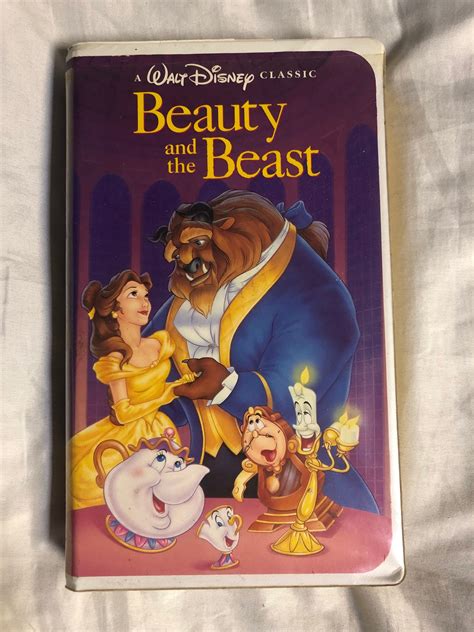 1991 VHS Beauty and The Beast Black Diamond Classic | Etsy