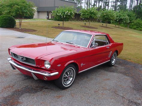 Candy Apple Red 1966 Ford Mustang