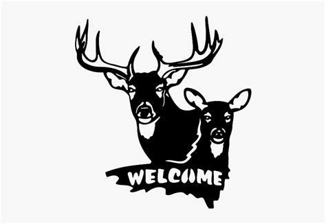 Deer Dxf, HD Png Download - kindpng