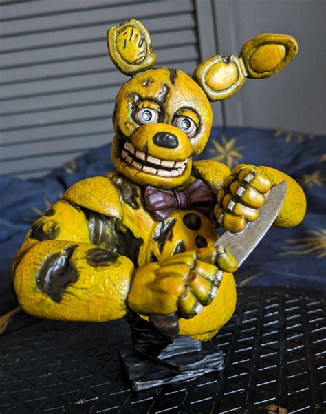 STL file Five Nights at Freddy's Springtrap The Yellow Bunny William Afton 👾・3D printable model ...