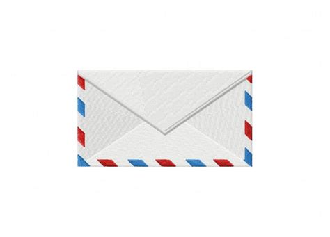 Air Mail Envelope Embroidery Design – Daily Embroidery