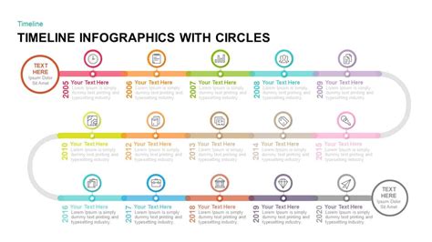 Animated Infographic Circular Timeline PowerPoint Template