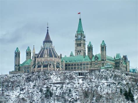 Parliament Hill in the Winter in Ottawa Stock Photo - Image of government, city: 114363340