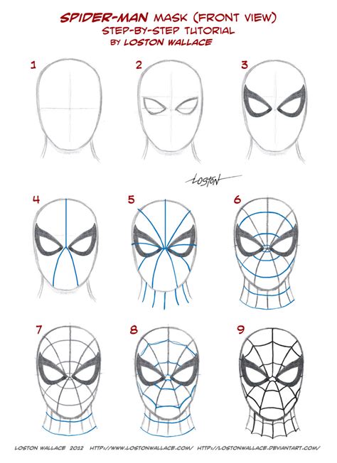 Spider-man's Mask Tutorial by LostonWallace on DeviantArt