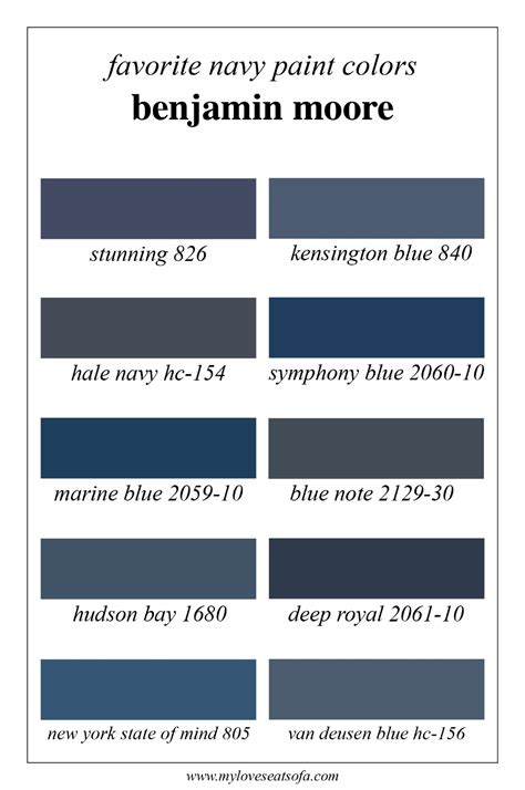 Benjamin Moore Exterior Paint Color Chart Luxury Favorite Navy Blue Benjamin Moore Paint Col ...