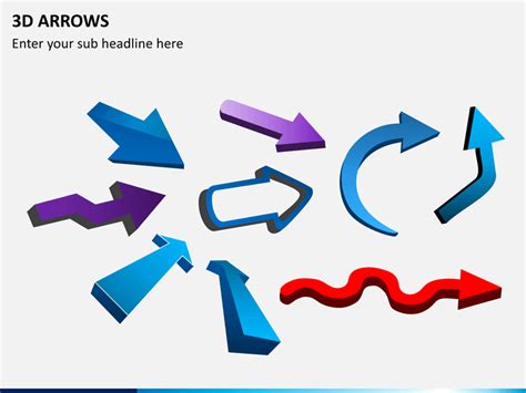 3D Arrows for PowerPoint and Google Slides - PPT Slides