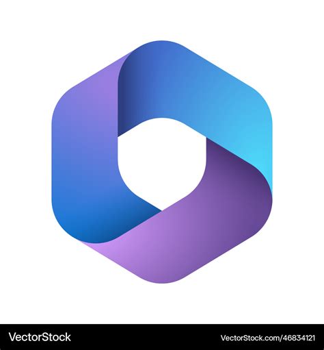 Microsoft office 365 logo Royalty Free Vector Image