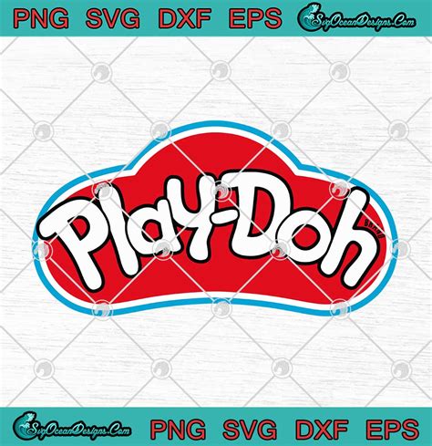 Play-Doh Logo Kids Youth SVG PNG EPS DXF Cricut Cameo File - SVG PNG Cricut Silhouette