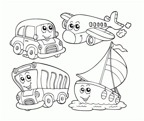 Free Air Transportation Vehicle Coloring Page, Download Free Air Transportation Vehicle Coloring ...