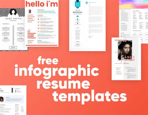 40 Free Infographic Resume Templates to Get You the Job in 2022